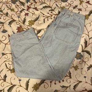 Madewell Emmett Wide-Leg Striped Pants